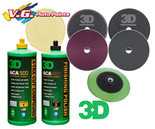 3D Compound Kit 7" for Rotary