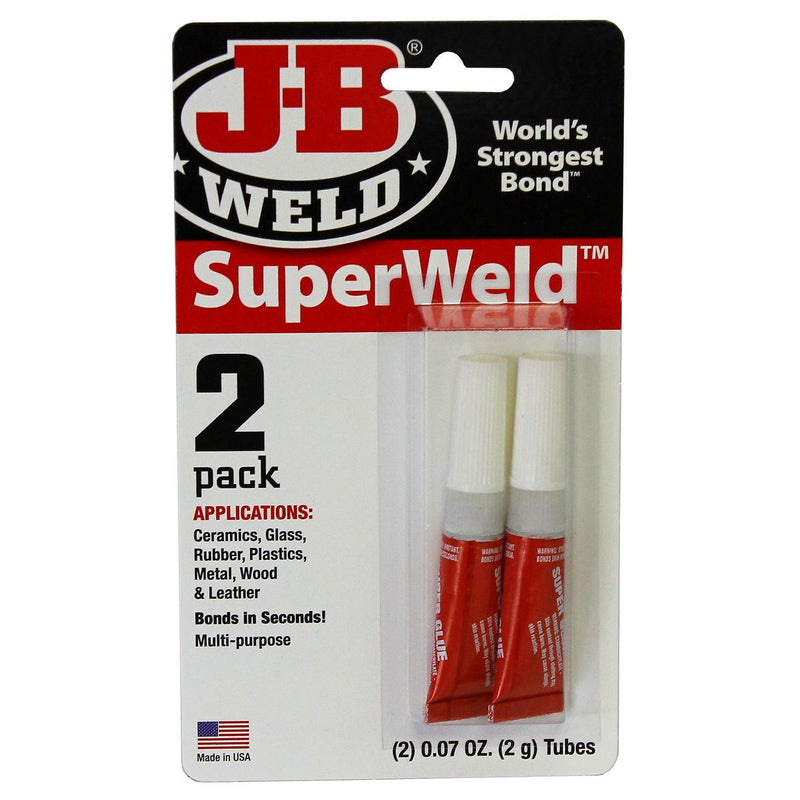 JB Weld SuperWeld Super Glue Twin Pack