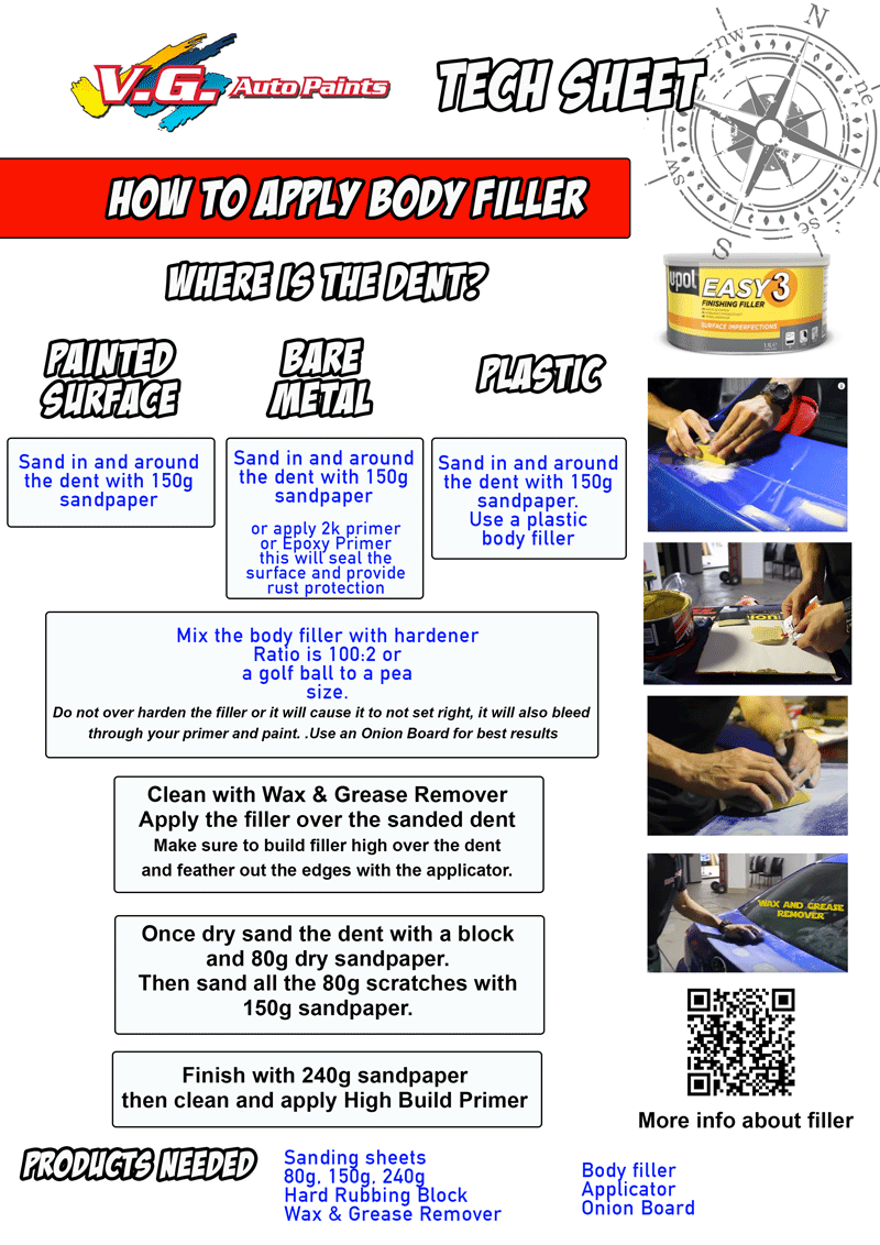 How to use Body Filler DIY Guide Download