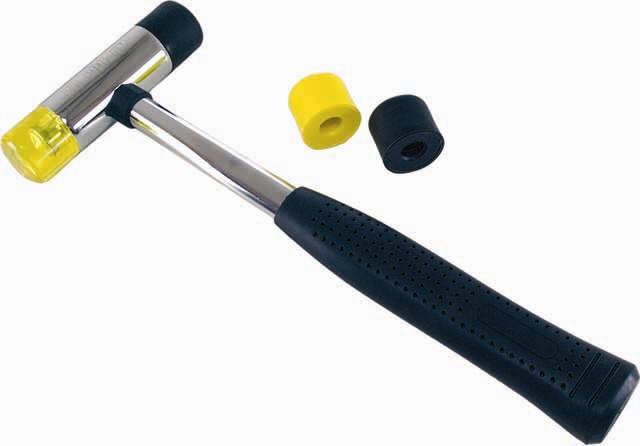 3Piece Hammer, Soft Blow, Rubber & Nylon Tipped
