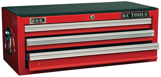 670 X 315 X 265 Tool Box, 3 Drawer Add-On With Bbs (Red)