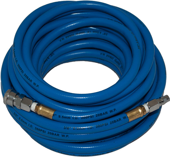3/8" X 15M Heavy Duty Pvc Air Hose With Coupling