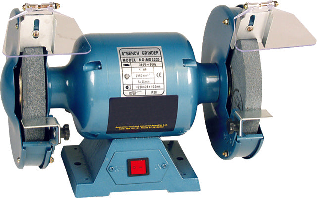 200mm X 25mm Bench Grinder, Single Phase 1 Hp