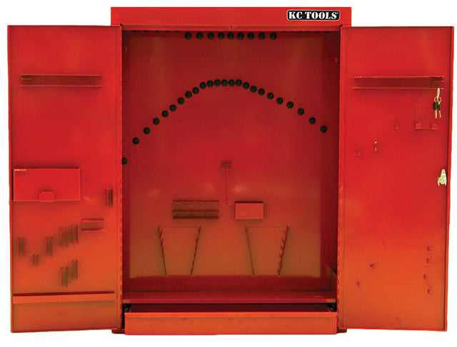 661 X 194 X 911 Tool Box, Wall Mounting (Red) - 45 Hooks Needed (Nyhook25)