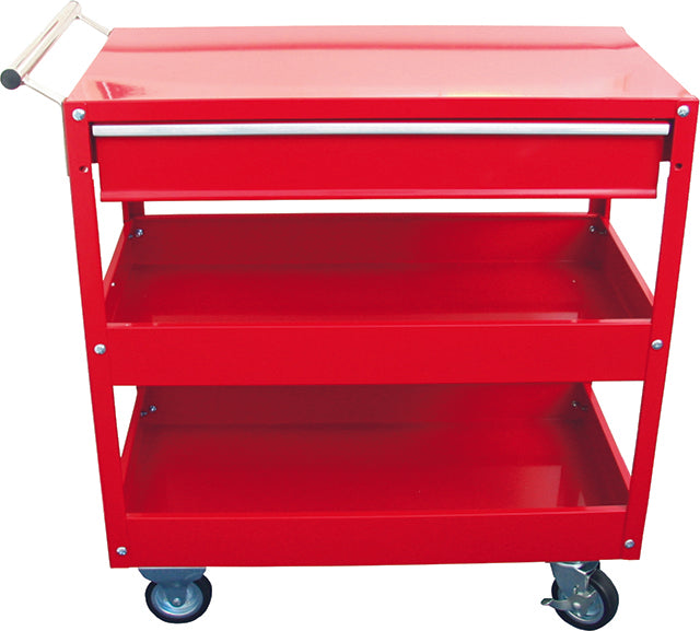 Tooltrolley, 2 Tray, Flat Top, 1 Drawer