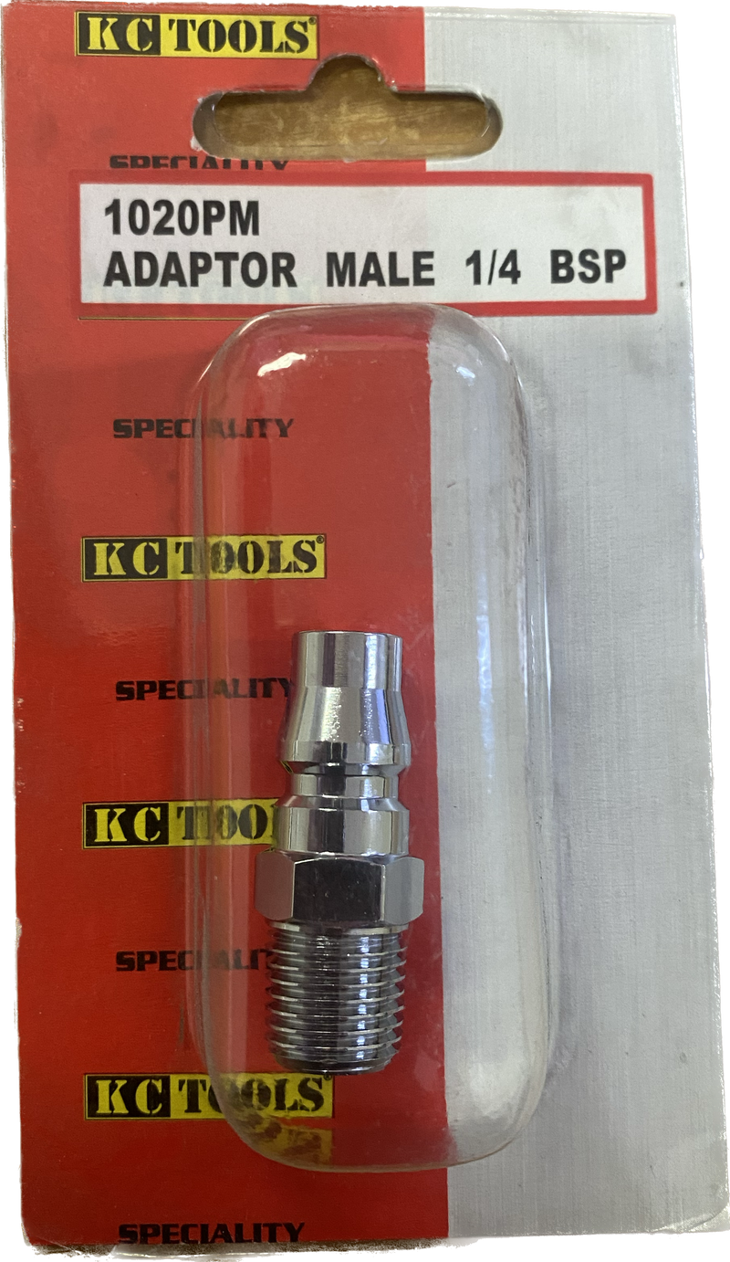One Touch Air Line Adaptor 1/4 BSP - Male