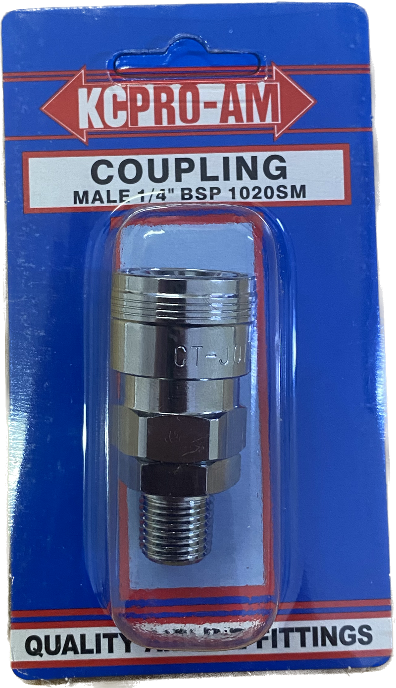 One Touch Air Line Coupling 1/4 BSP - Male