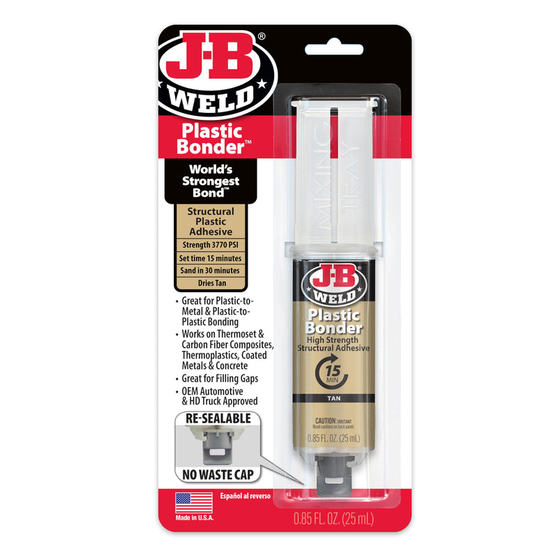 JB Weld Plastic Bonder Syringe Mixer