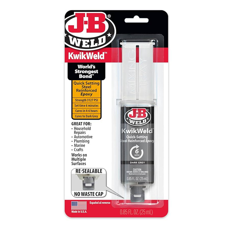 JB WELD KwikWeld Epoxy Glue Syringe