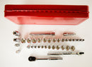 35 Piece 3/8" Drive Socket Set AF & Metric, Standard