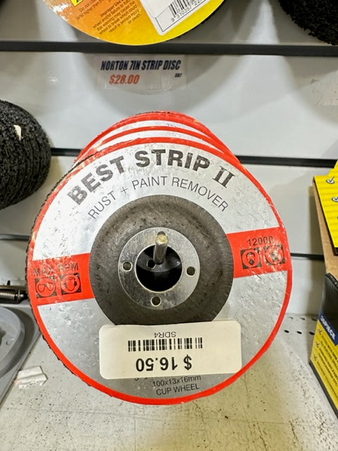 Clean & Strip Disc 100MM (4”)STRIP DISC RAISED