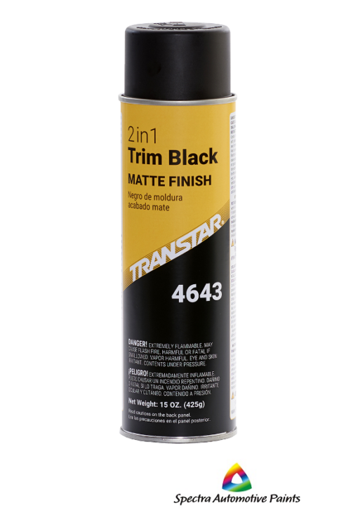 Transtar 2in1 Trim Black Aerosol 425g