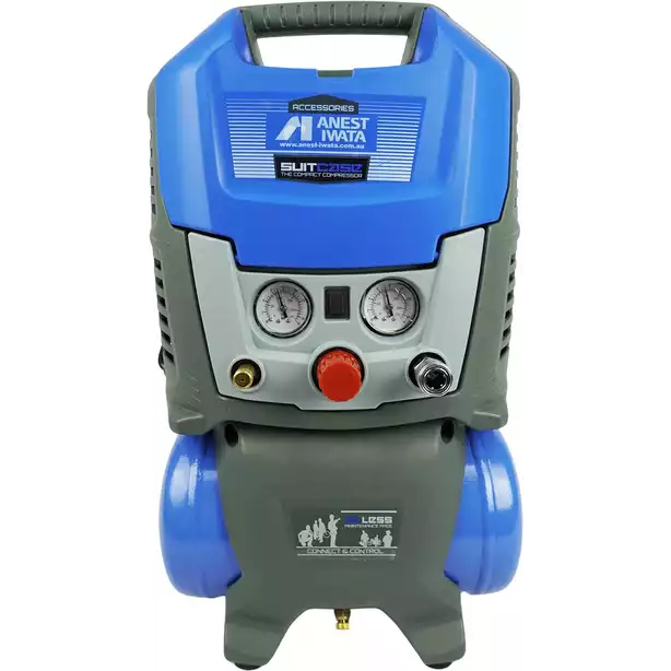 Anest Iwata AI.SC6 Suitcase Compressor with 2Spray Mini Gravity Gun Kit