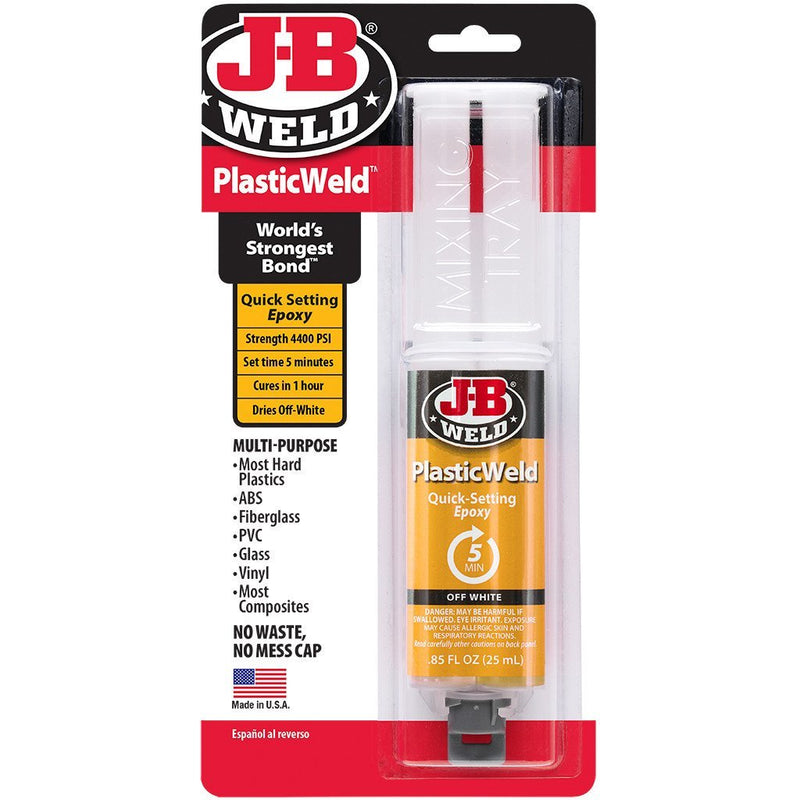 JB WELD Plastic Weld Syringe