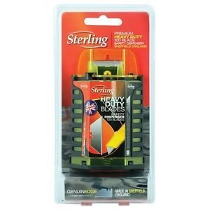 100 x Sterling Premium Heavy Duty Trade Trimming Blades w/ Dispenser