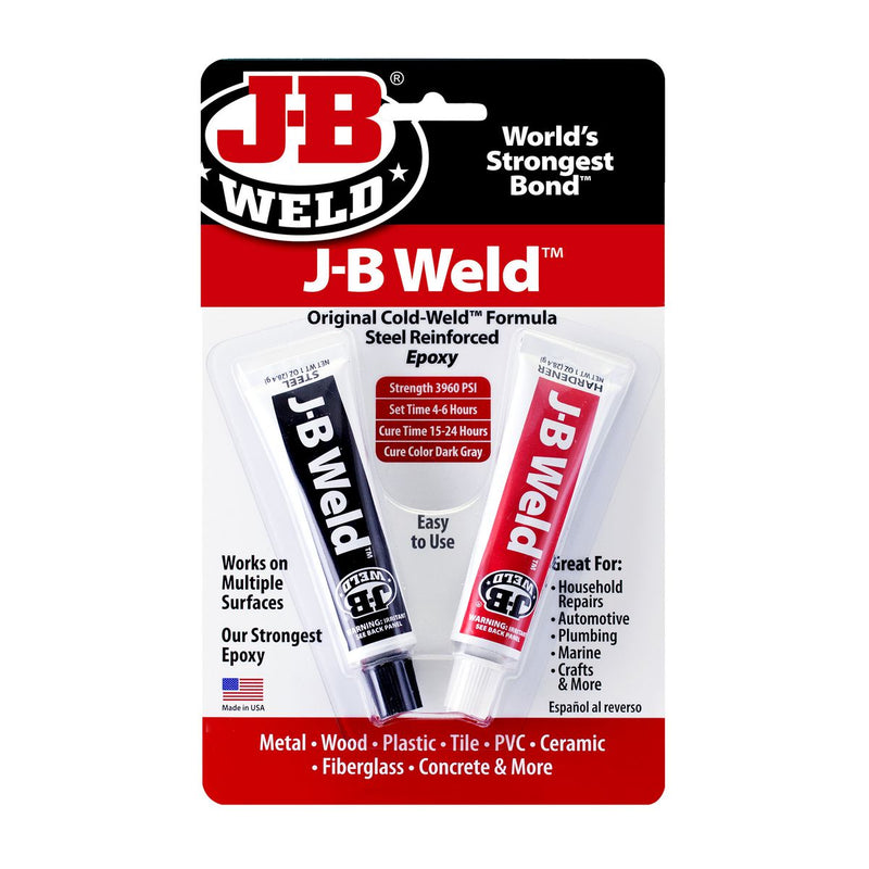 JB Weld Original Cold Weld Epoxy Adhesive Twin Pack 28.4g each