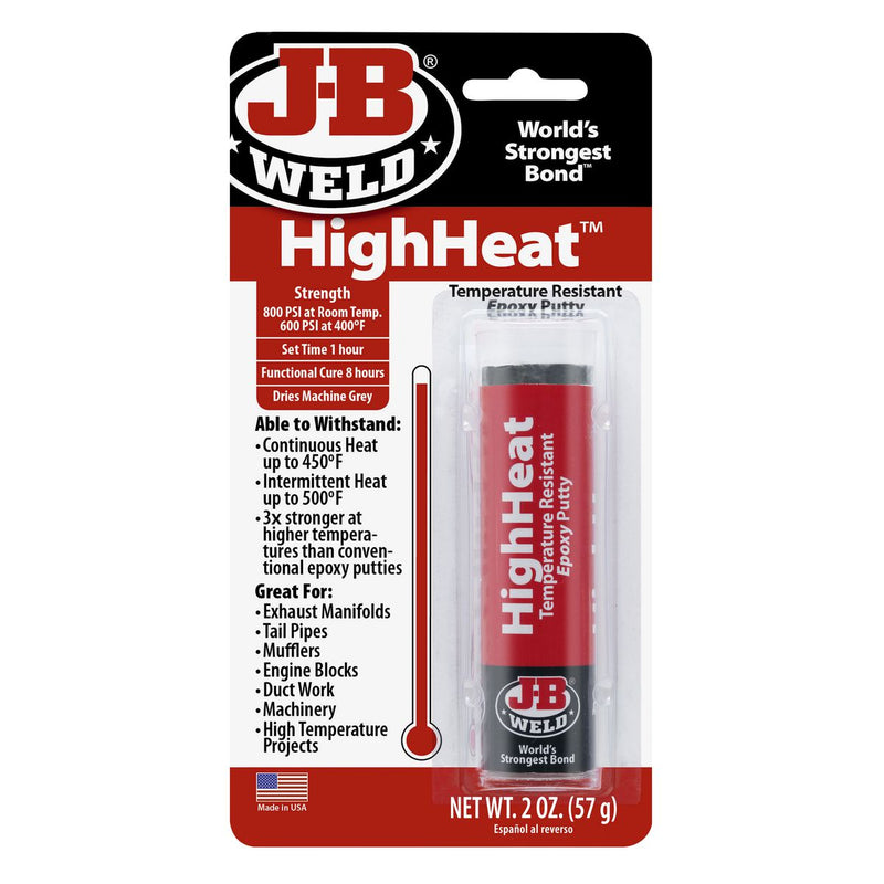 JB Weld HighHeat Epoxy Putty Stick 56.8g