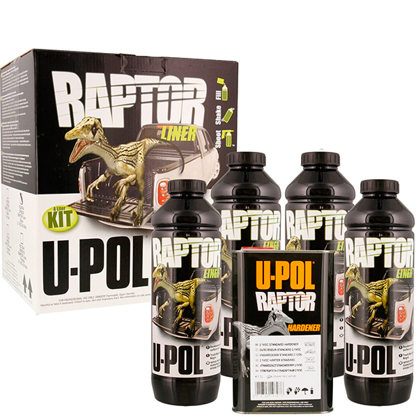 UPOL RAPTOR: Tough Protective Coating Kit BLACK