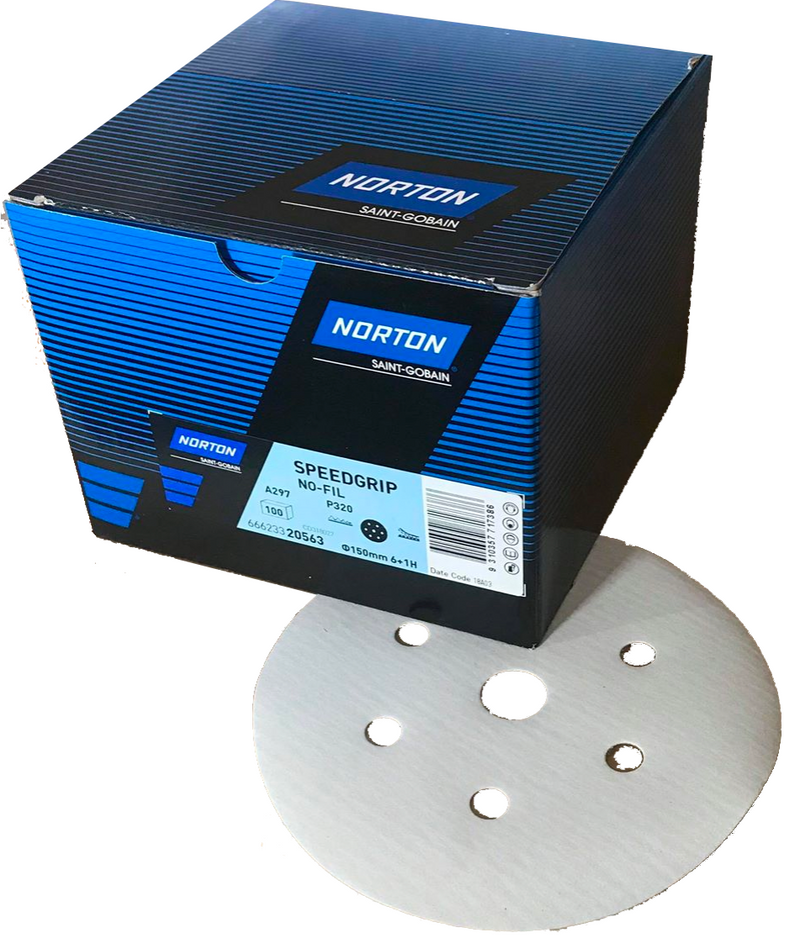 Sanding Discs 150mm Norton Box 100