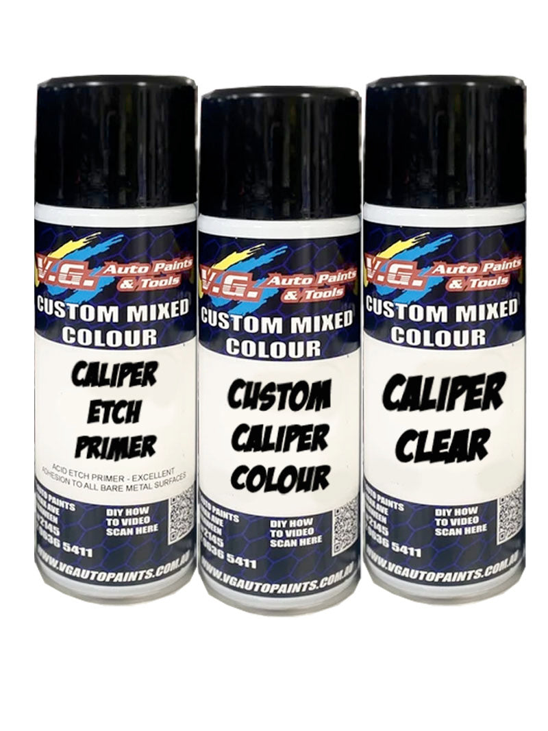 Brake Caliper Paint Custom mixed spray can kit