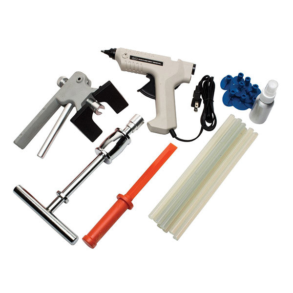 EASTWOOD PAINTLESS DENT REMOVAL KIT INCLUDES A 240VOLT GLUE GUN