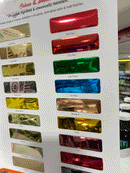 Coloured Tints for polished metal or chrome IMAGE