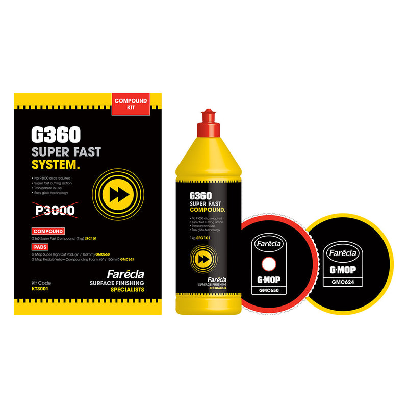 G360 Super Fast System Compound Kit Farecla