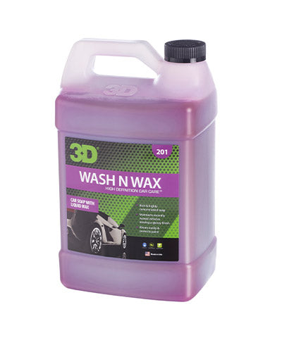 3D Wash N Wax 3.785Lt