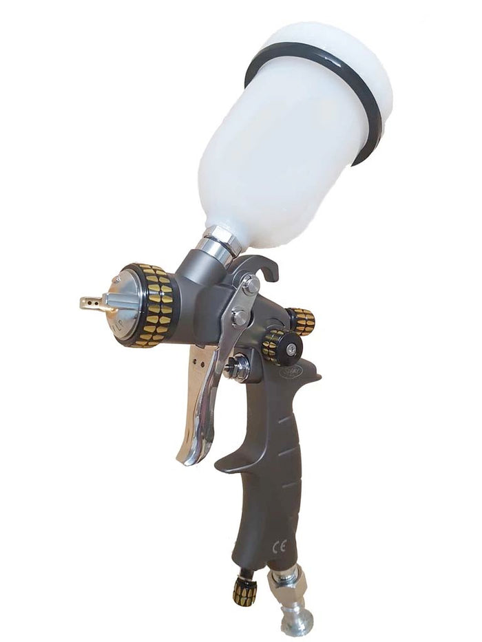 2Spray Mini Gravity Feed Spray Gun 1.0 1.2mm Setups
