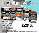 1L PAINT PRIMER CLEAR KIT **Input colour info below**
