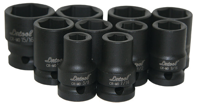 1" x 1/2-Inch Drive Standard Impact Socket