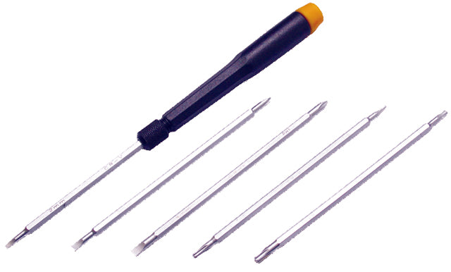 6 Piece Screwdriver Set, Precision, 3 Blade, 3 Phillips, 4 Star