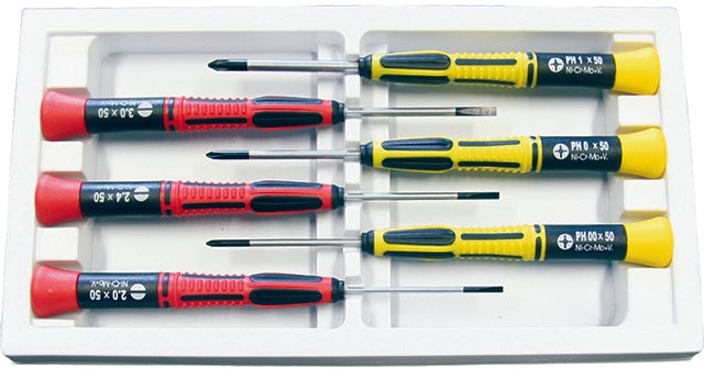 6 Piece Screwdriver Set, Precision