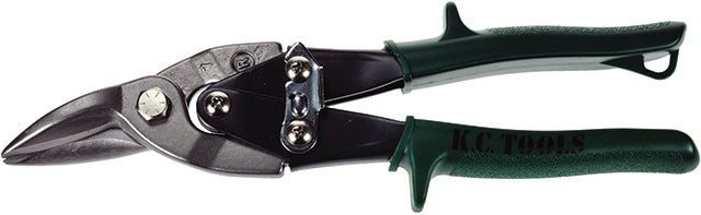 Right Cut Tinsnips, Aviation, Right Cut Action, Green Handle