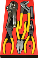 164 X 400 X 22mm Insert Tray & 6 Pliers & Feeler Gauge