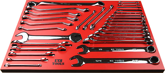 560 X 400 X 22mm Insert Tray & 31 Piece AF Spanners