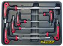 6 Piece T Handle Hex Key Set In Blow Moulded Case Metric