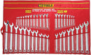 39 Piece Spanner Set, Combination, 1/4" - 1-1/4" & 7mm - 32mm
