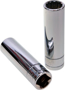 3/8" Drive Socket, Double Hex Deep 15mm