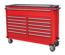 1355 X 472 X 898 13 Drawer Roll Cabinet - Ball Bearing Slides - Red