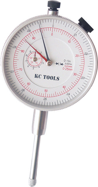 Dual Scale Dial Indicator 0-25mm, 0.01 Scale, 0-1", 0.001" Scale