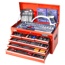 196Piece AF & Metric Tool Kit, Tool Box, 6 Drawer