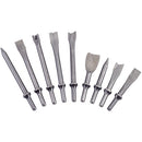 9 Piece Chisel Set, Air - Round Shank