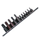 1/4" & 3/8" Drive Socket Set, Tamperproof, 11 Piece