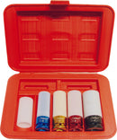 4 Piece Thin Wall Metric x 1/2-Inch Drive Deep Impact Socket Set