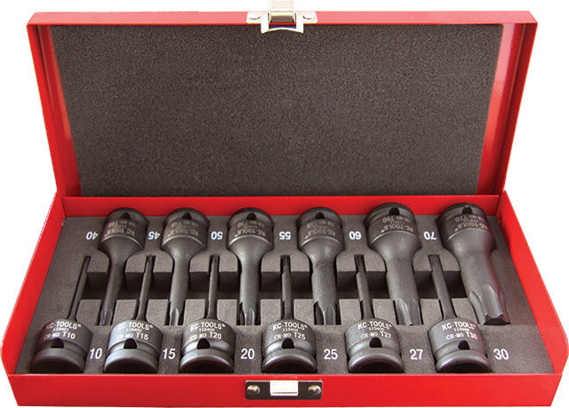 12 Piece x 1/2-Inch Drive Star Impact Socket Set