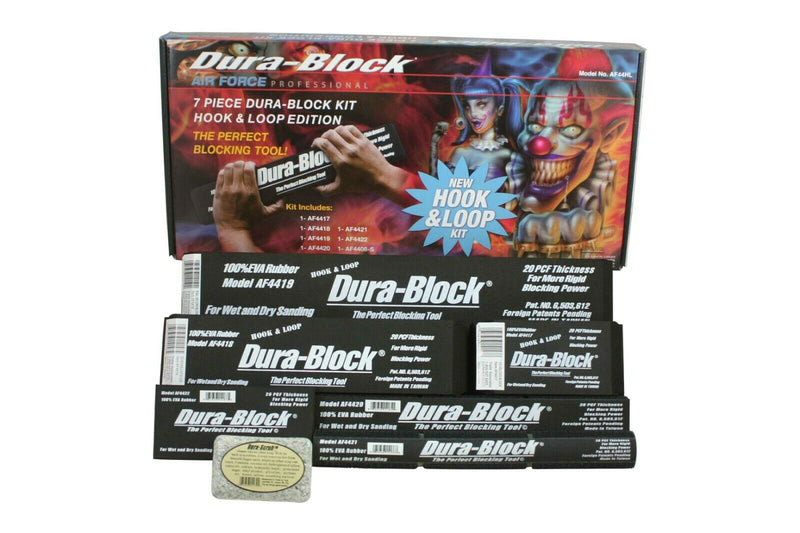 Dura-Block 7 Piece Kit Hook & Loop Edition